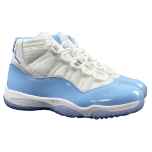 Jordan 11 Retro White and blue color scheme